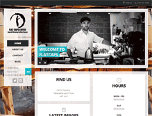 Tablet Screenshot of flatcapscoffee.com